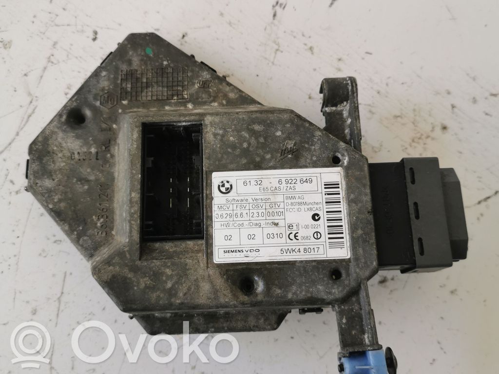 BMW 7 E65 E66 Aizdedzes atslēga 