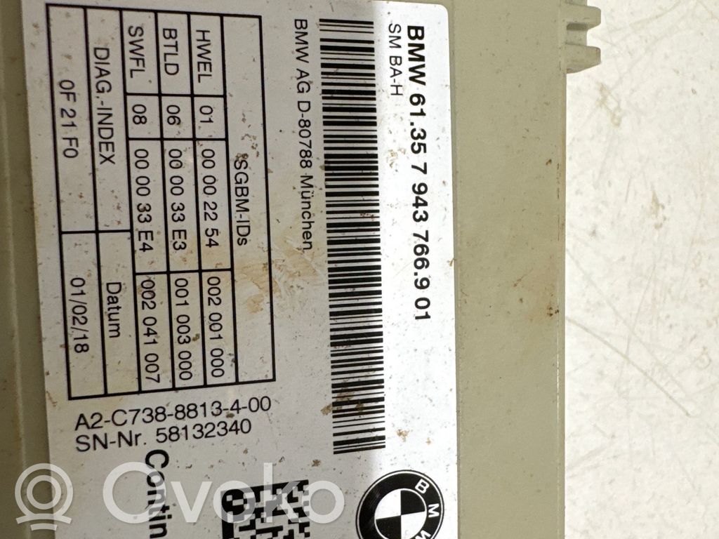BMW 7 G11 G12 Modul comandă scaune 
