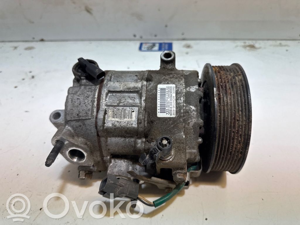 Air conditioning (A/C) compressor (pump)   C02BD64E227,03E018436,MC4471404200,7SAS17C