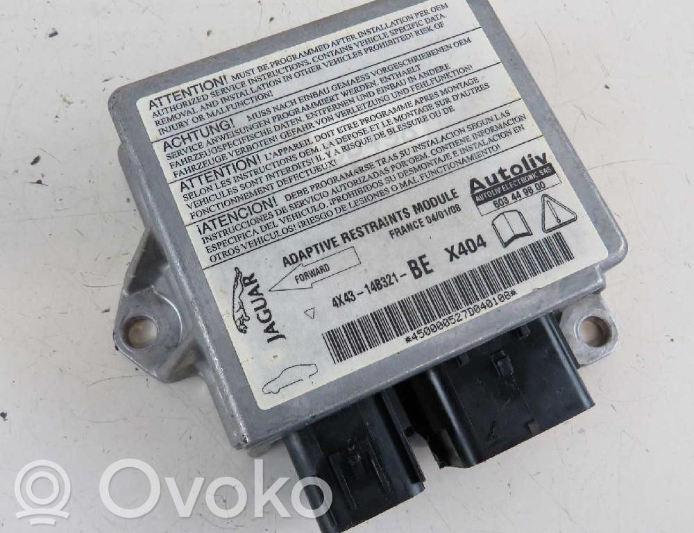 Airbag control unit/module   4X43,14B321