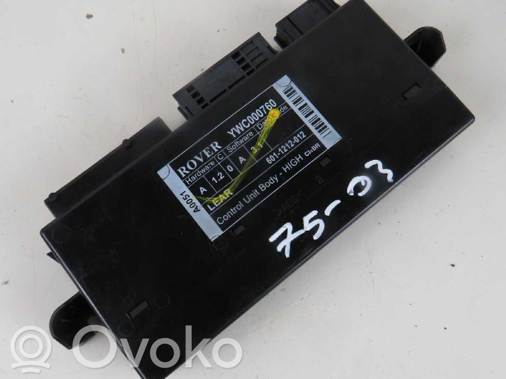 Rover 75 Autres unités de commande / modules 
