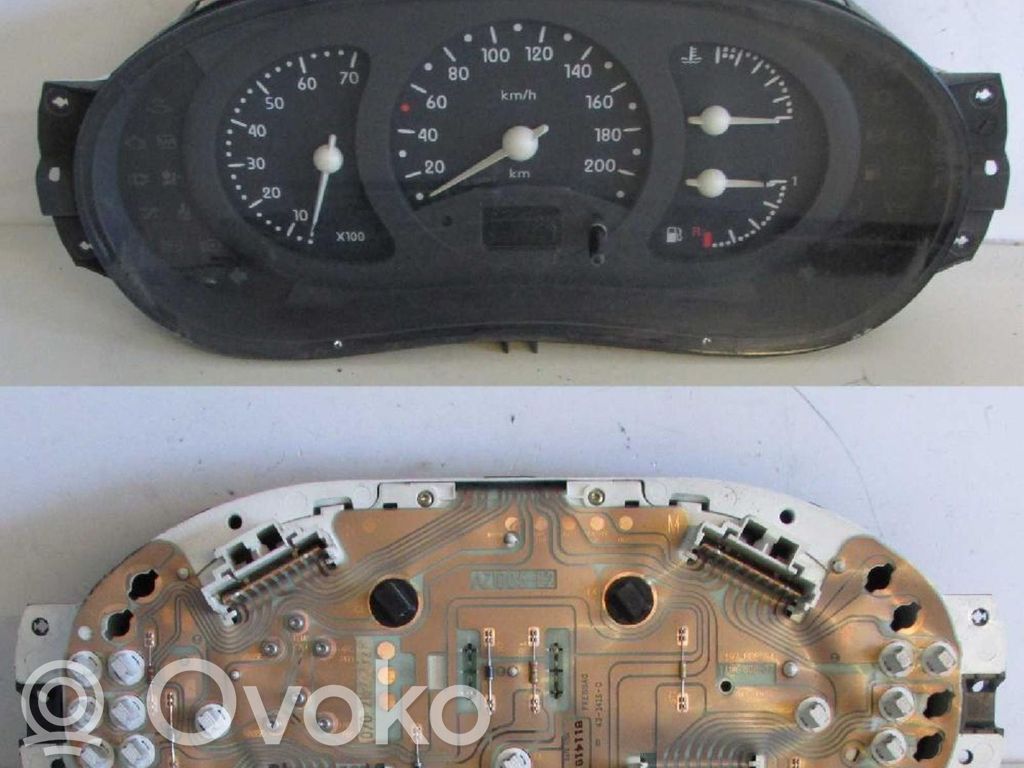 Renault Clio II Speedometer (instrument cluster) 