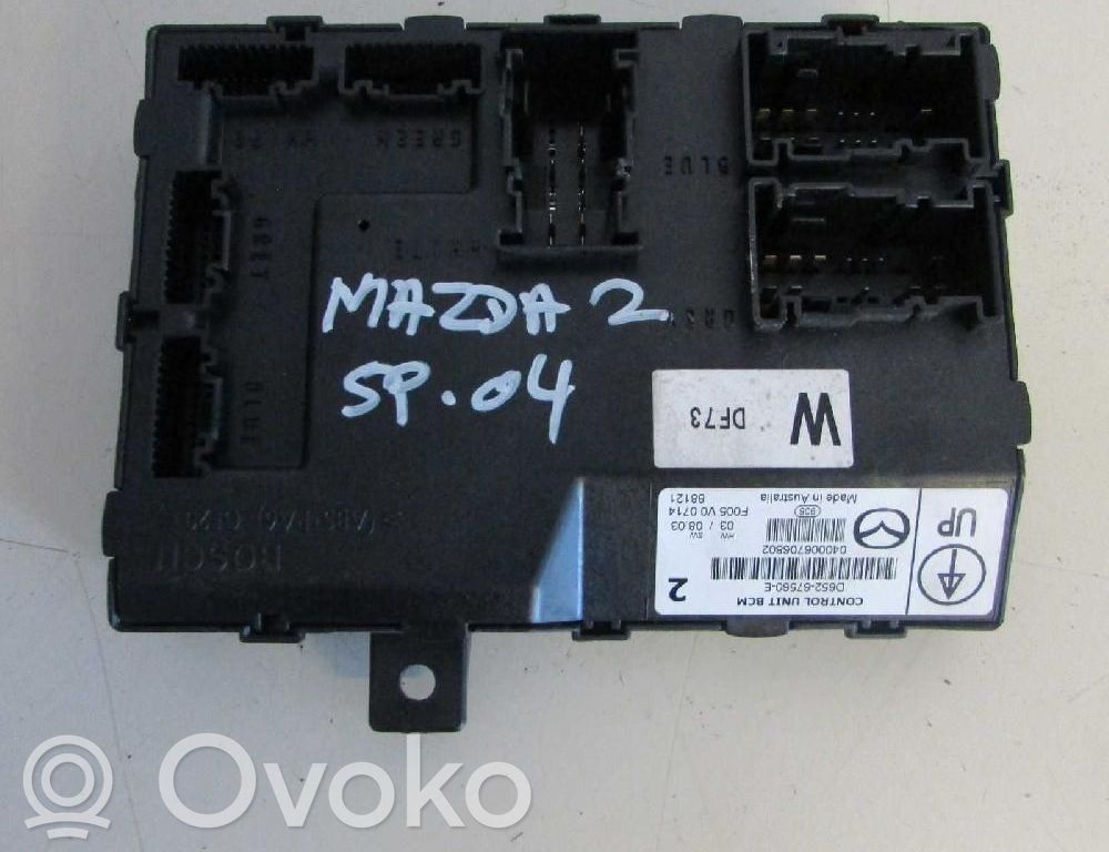 Other control units/modules   D652