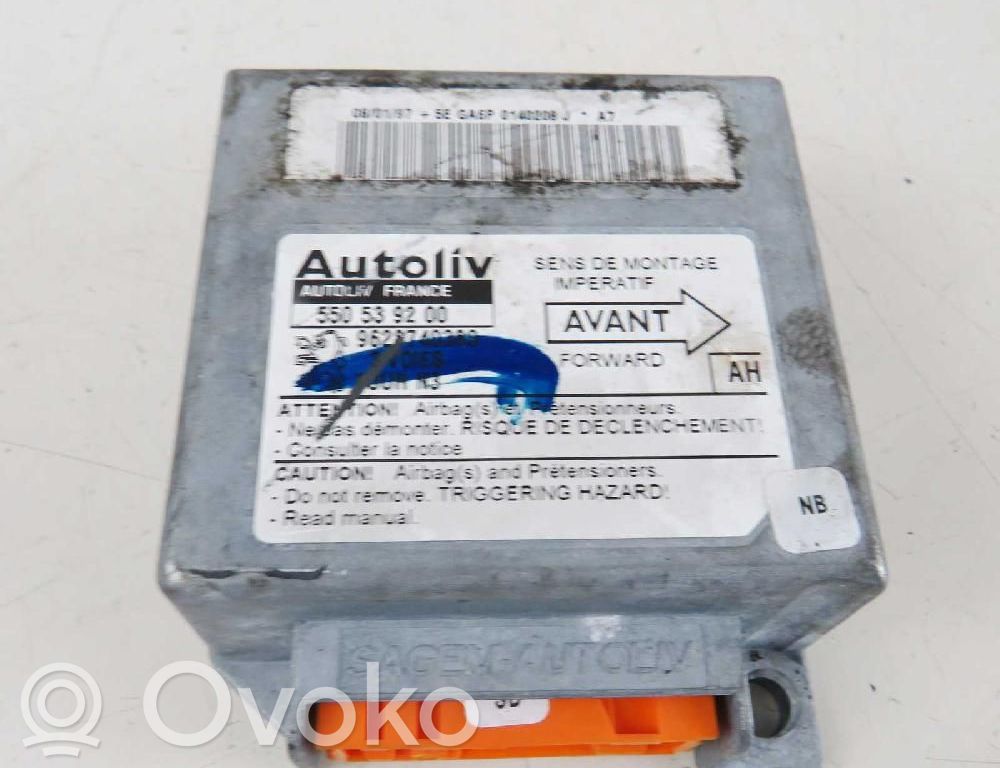 Peugeot 306 Unidad de control/módulo del Airbag 