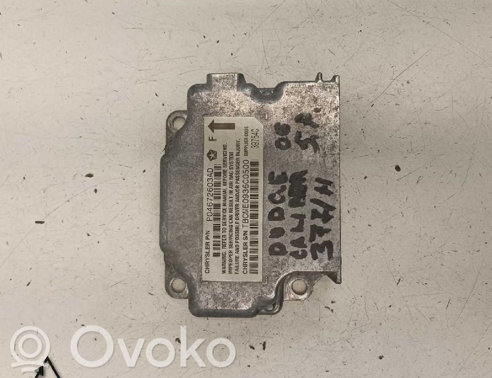 Airbag control unit/module   P04672603AD,39754C