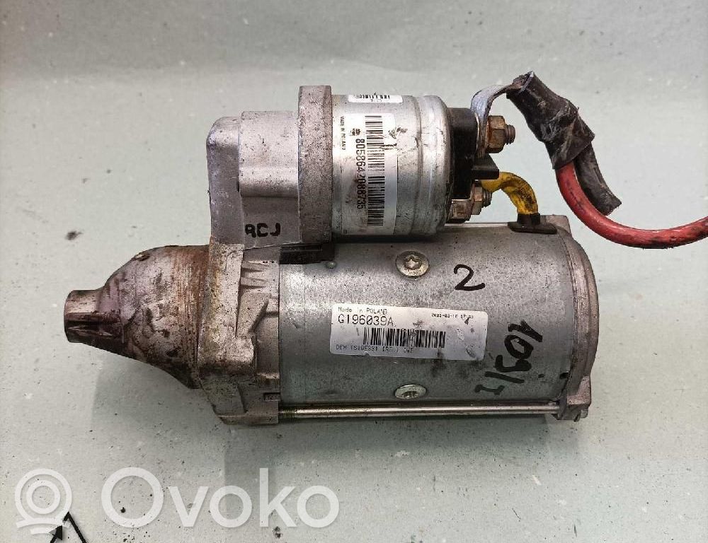 Opel Corsa C Motor de arranque 