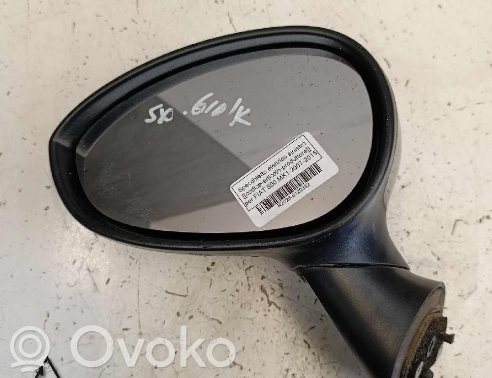 Fiat 500 Elektryczne lusterko boczne drzwi przednich 