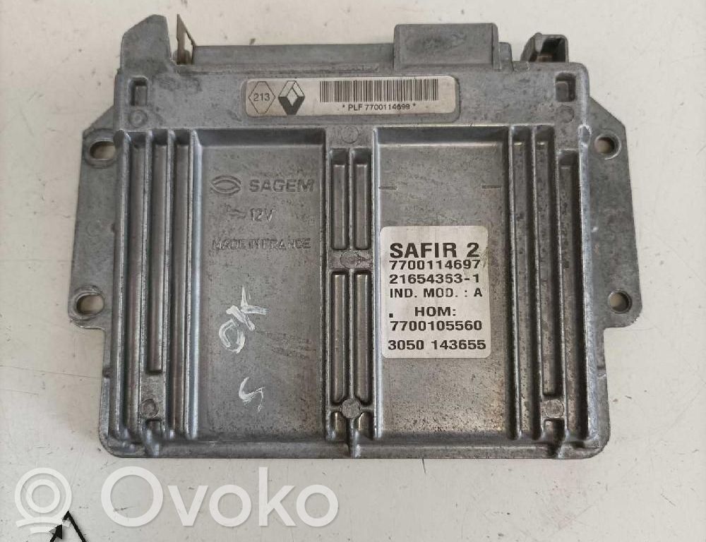 Engine control unit/module ECU   7700115597,7700114699,SAGEM