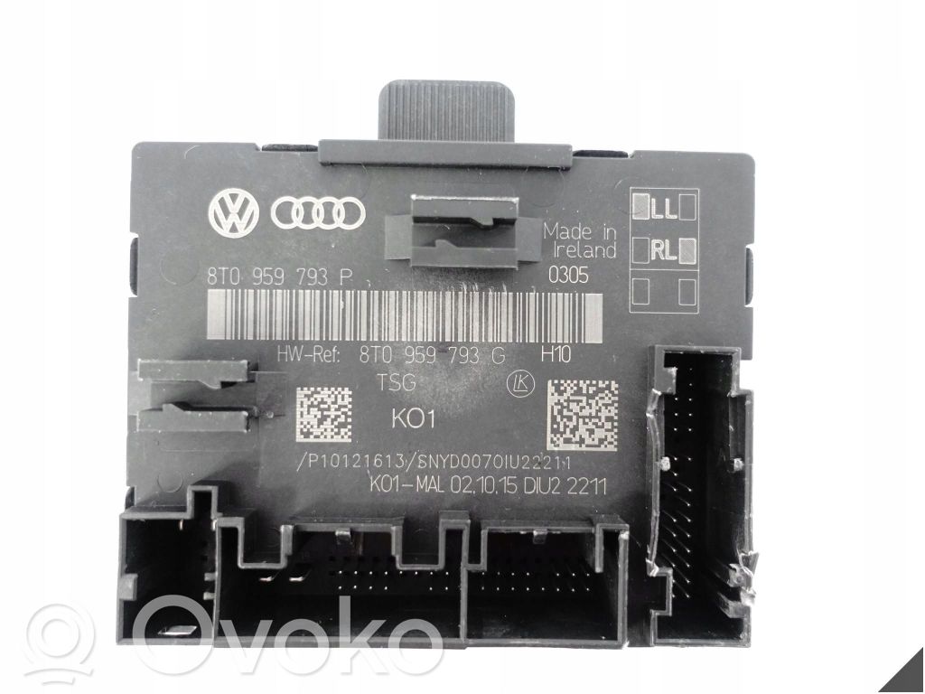 Unité de commande module de porte   8T0959793P,190PS,62737769,8T0959793,8T0959793G,8T0959793P