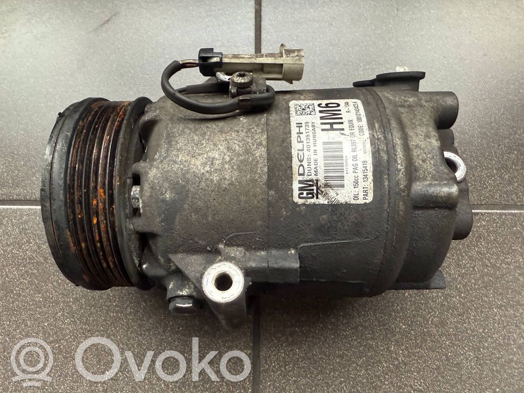 Opel Astra J Compresor (pompă) aer condiționat (A/C) 