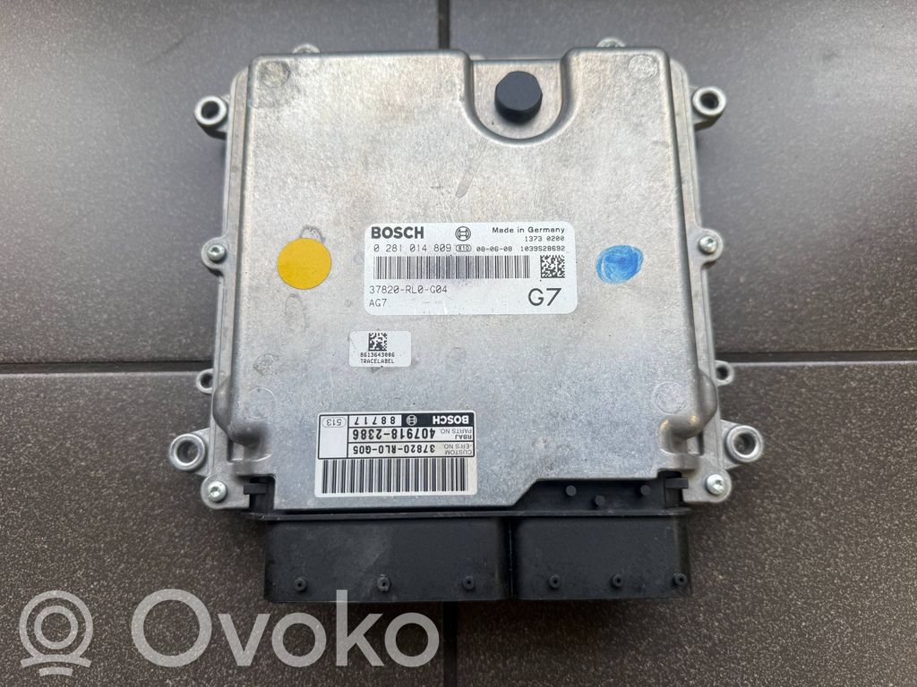 Engine control unit/module   0281014809,37820RL0G04