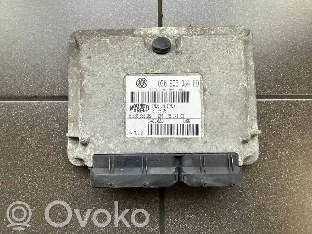 Skoda Fabia Mk1 (6Y) Engine control unit/module 