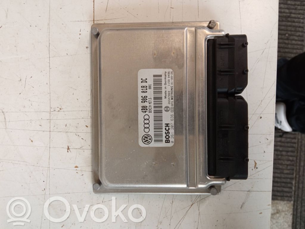 Engine control unit/module   4B0906018DC,0261207636,26SA7869
