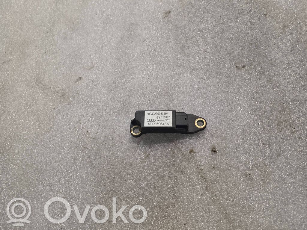 Airbag deployment crash/impact sensor   4D0959643A,4D0959643A,311097