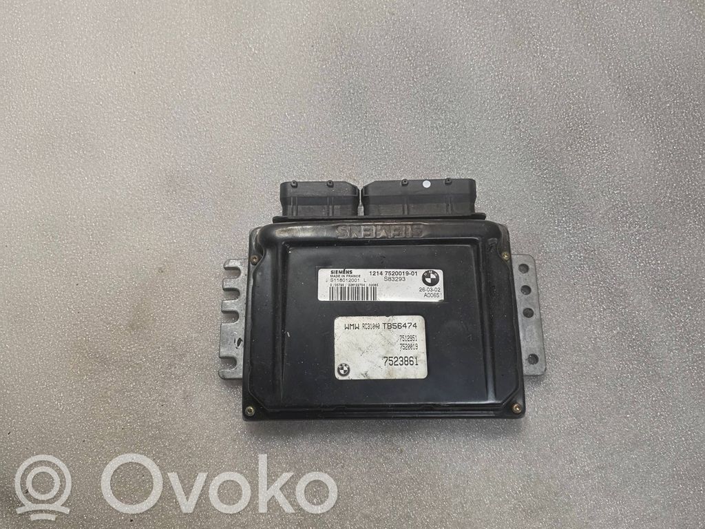 Mini Cooper Hatch Hardtop Engine control unit/module 