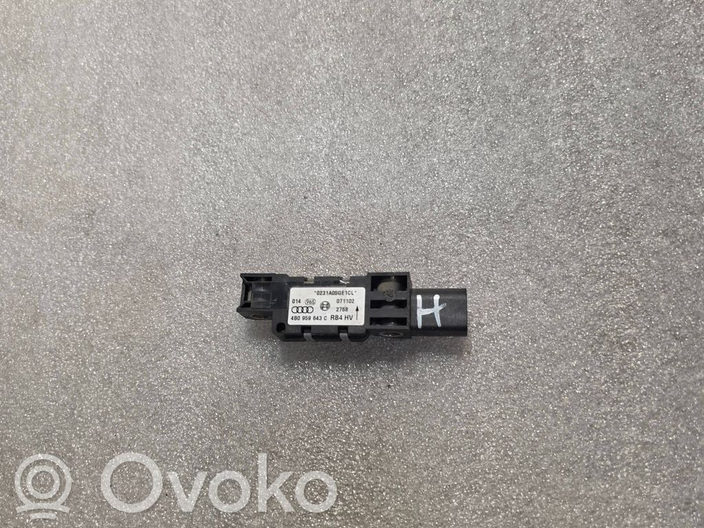 Audi A8 S8 D3 4E Czujnik uderzenia Airbag 