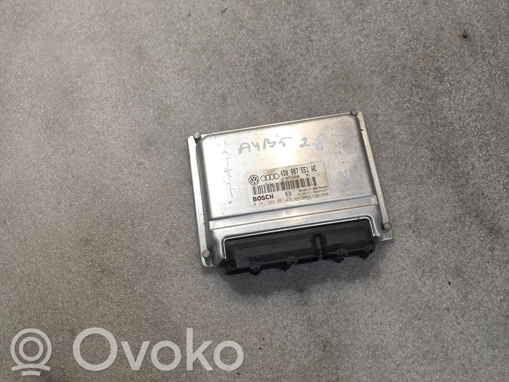 Engine control unit/module   4D0907551AE,26SA5057,0261204807