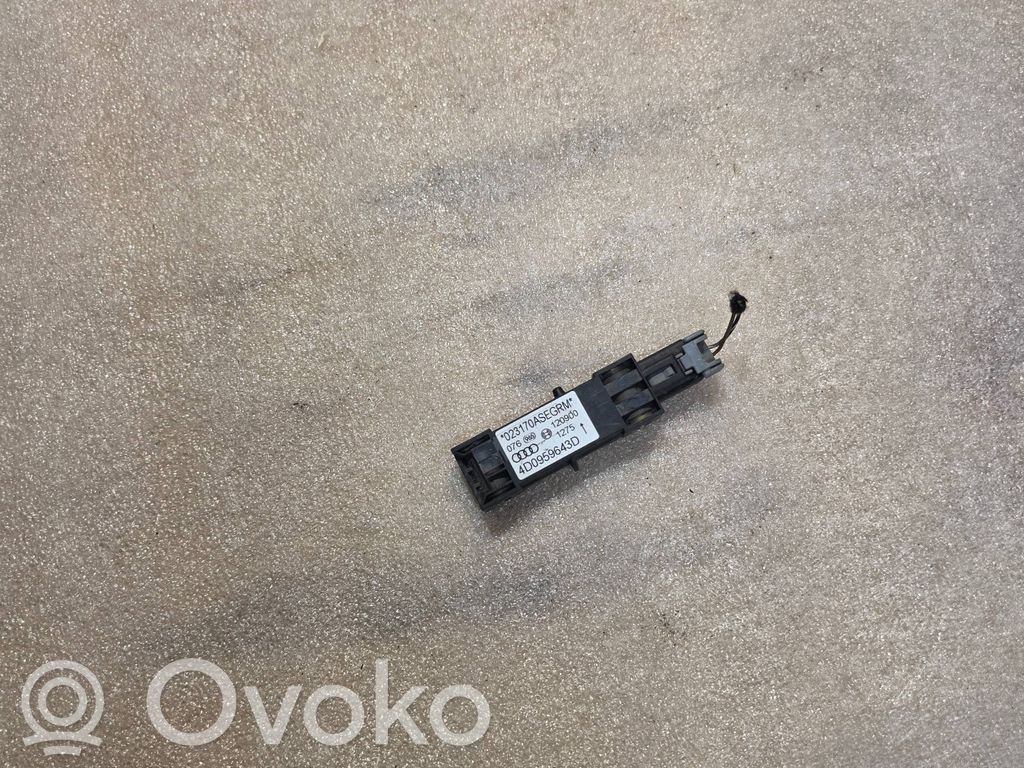 Airbag deployment crash/impact sensor   4D0959643D,4D0959643D,120900