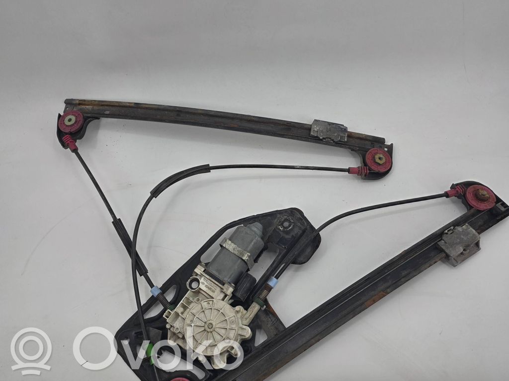 Front door window regulator with motor