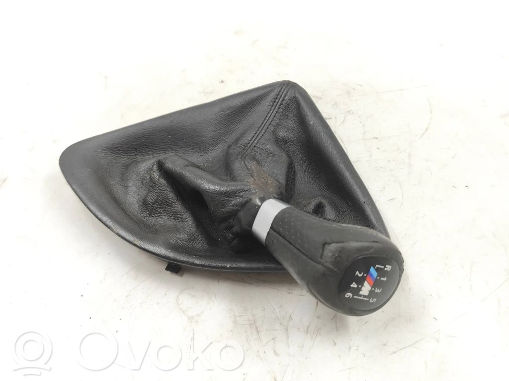 BMW 1 E82 E88 Perilla/embellecedor de cuero de la palanca de cambios 