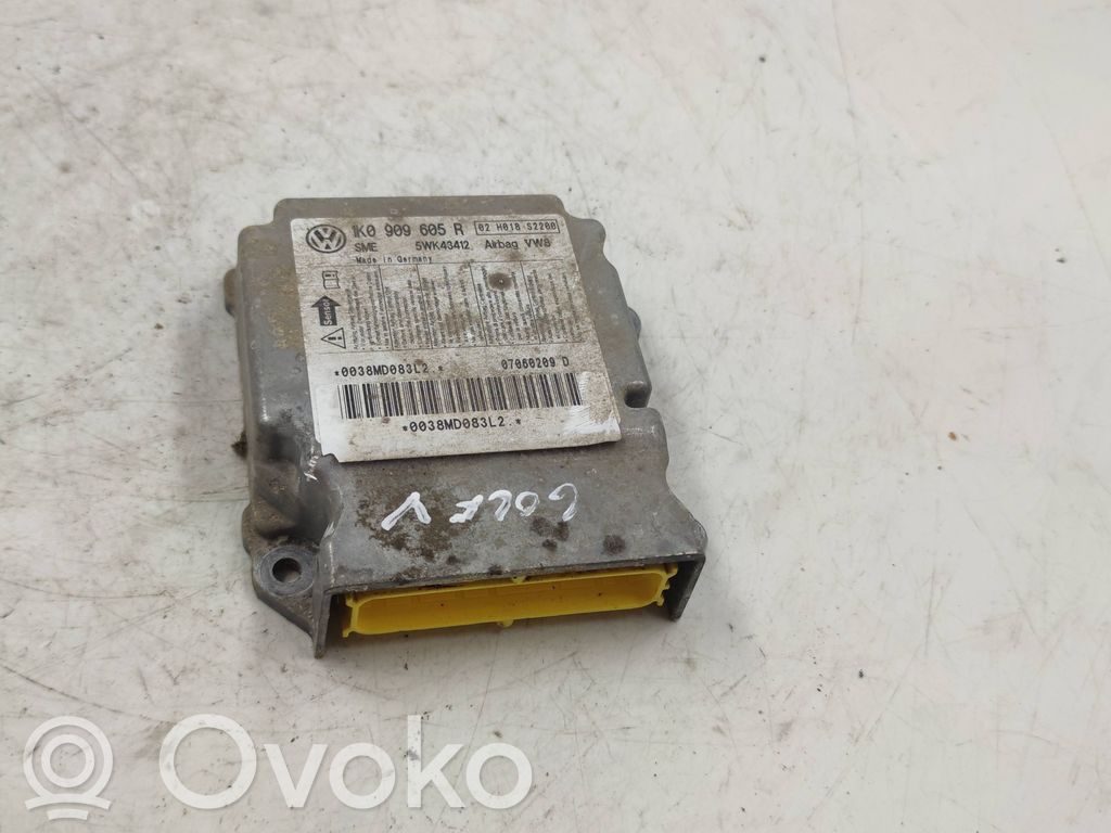 Sterownik / Moduł Airbag   1K0909605R,0038MD083L2,07060209D,02H018S2200