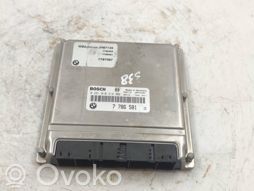 Engine control unit/module   7786581,7787087,0281010314