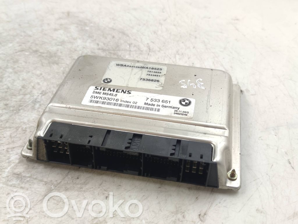 BMW X3 E83 Engine control unit/module 