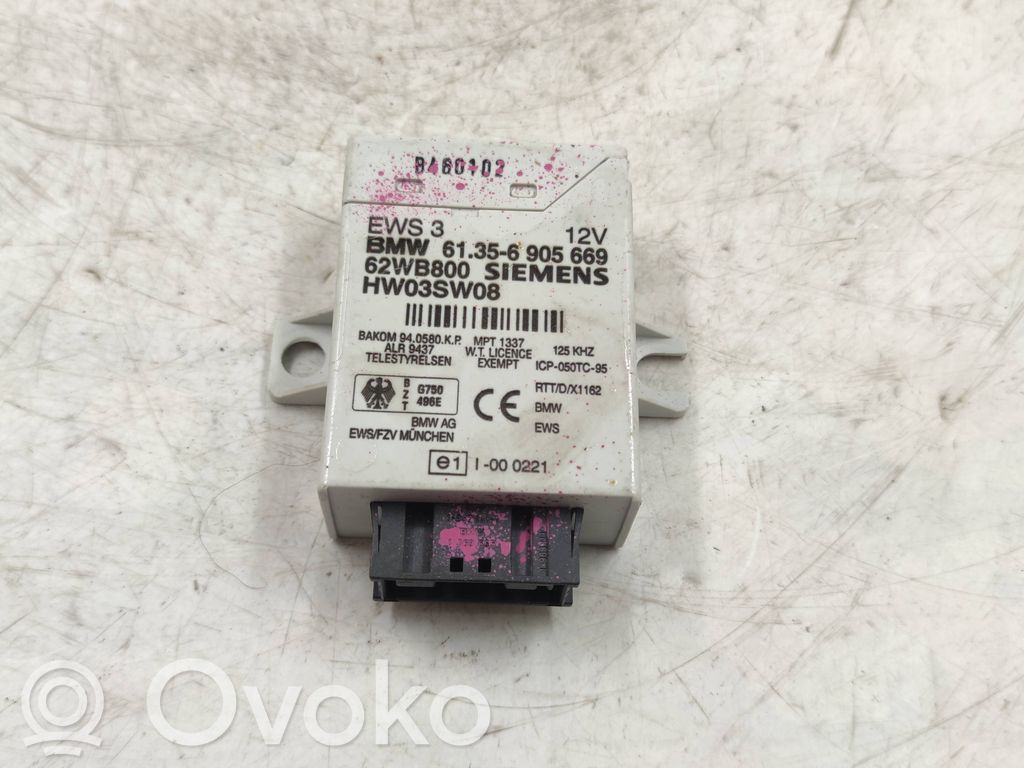 Immobilizer control unit/module   61356905669,62WB800