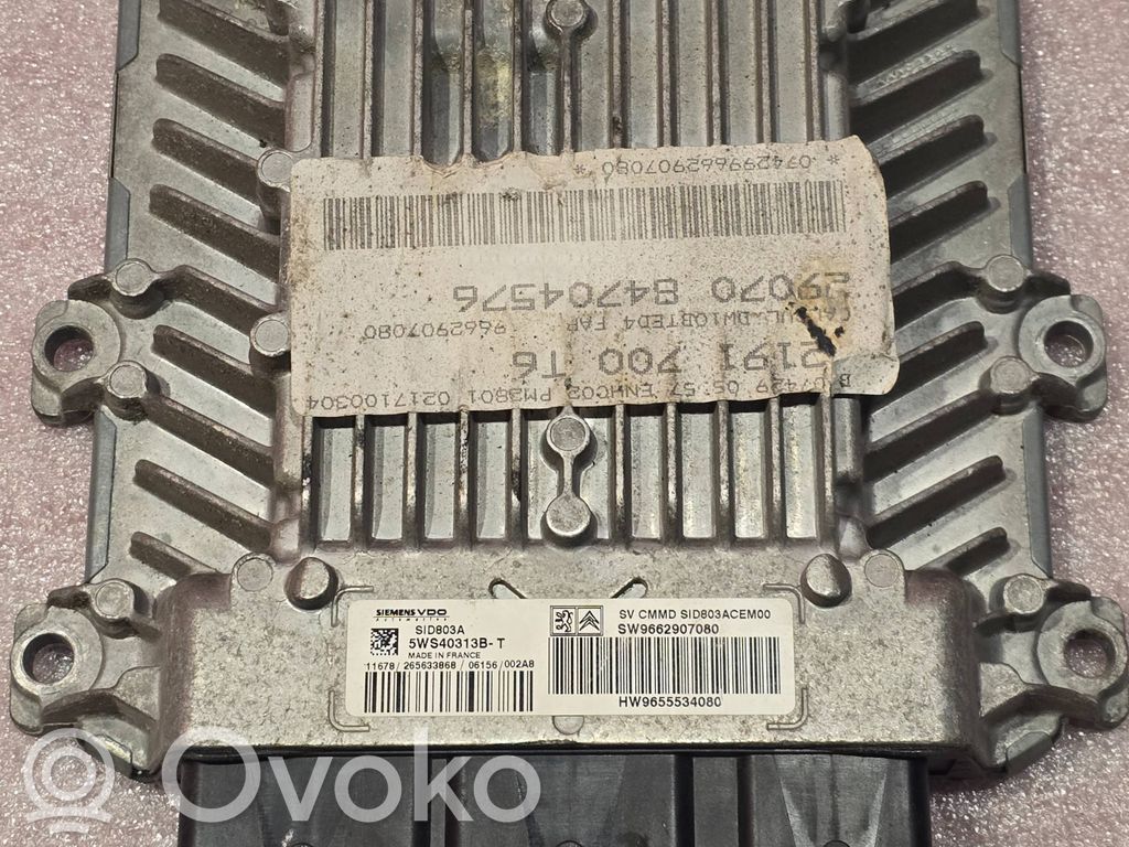 Peugeot 407 Engine control unit/module 