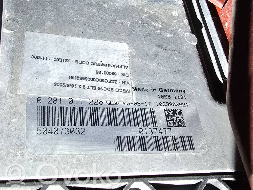 Iveco Daily 35 - 40.10 Engine control unit/module 