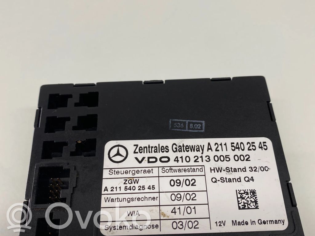 Mercedes-Benz E W211 Gateway control module 