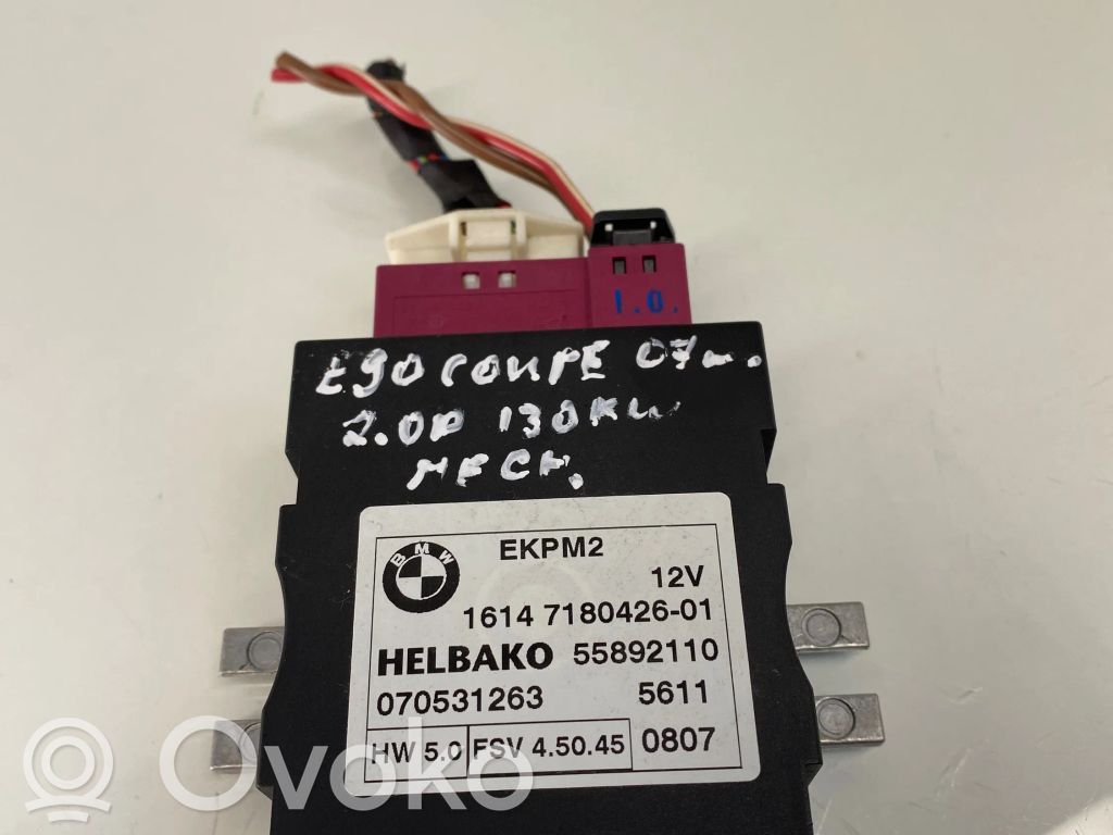 BMW 3 E92 E93 Fuel injection pump control unit/module 