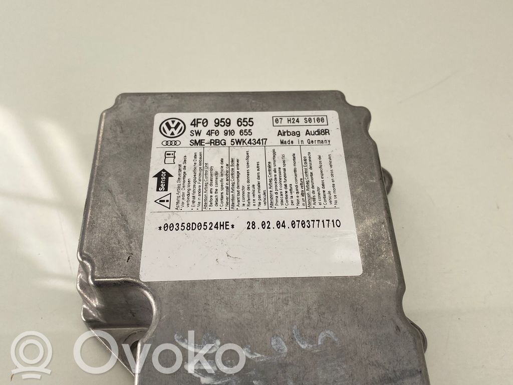 Audi A6 S6 C6 4F Airbag control unit/module 