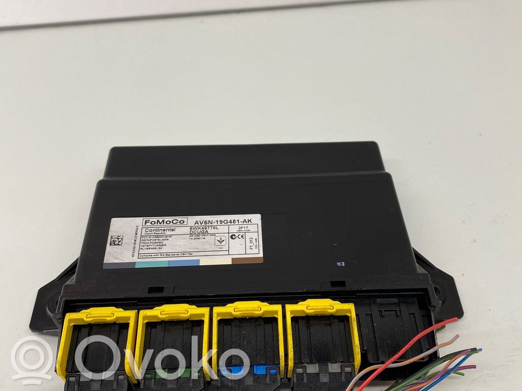 Module confort   AV6N19G481AK,5WK49778L,5CWK9778L