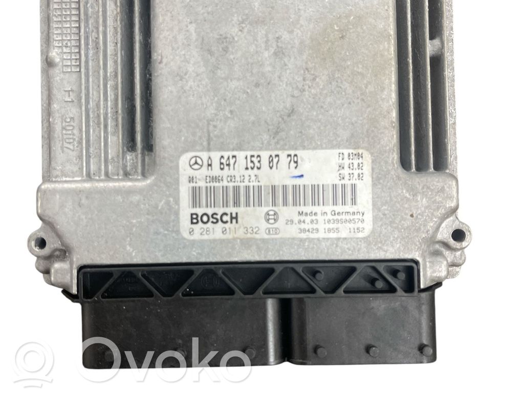 Mercedes-Benz E W211 Engine control unit/module 