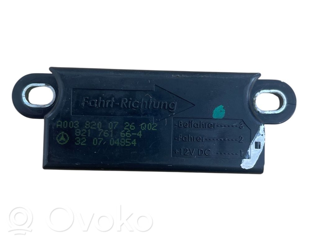 Mercedes-Benz E W211 Airbag deployment crash/impact sensor 