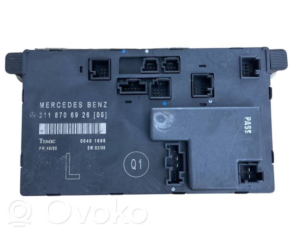 Mercedes-Benz E W211 Door control unit/module 