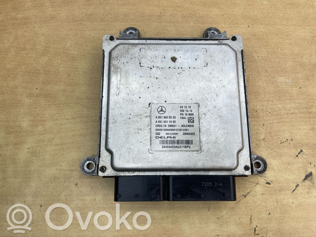 Engine control unit/module   A6519000503,28454425,A6519011902