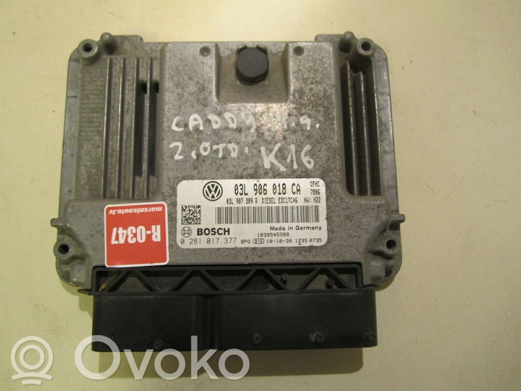 Volkswagen Caddy Engine control unit/module 