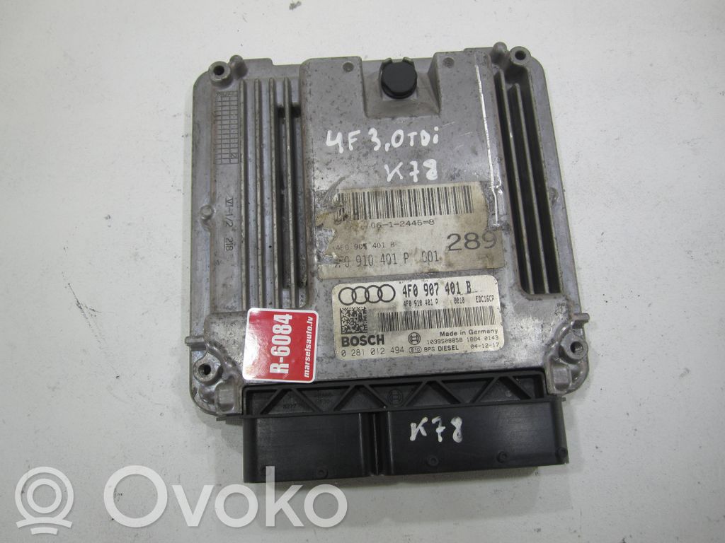 Engine control unit/module   4F0907401B,4F0910401P