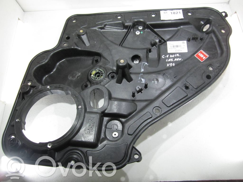 Volkswagen Golf VI Mechanizm podnoszenia szyby tylnej bez silnika 