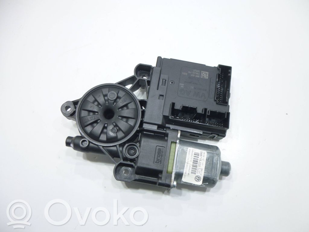 Volkswagen PASSAT B7 Silnik regulatora szyby drzwi przednich 