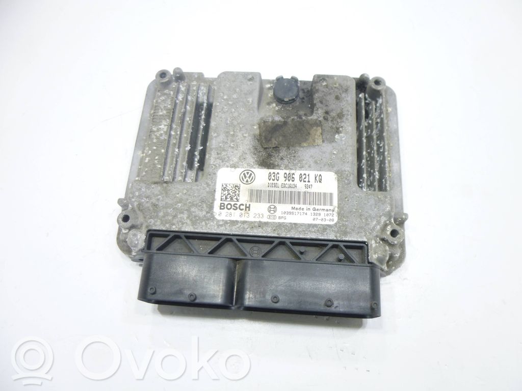 Engine control unit/module   03G906021KQ,1039S17174,0281013233