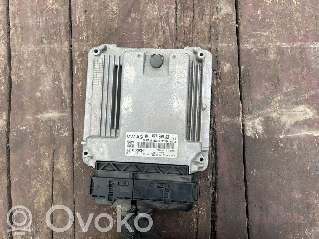Engine control unit/module   04L907309AB,0281031786