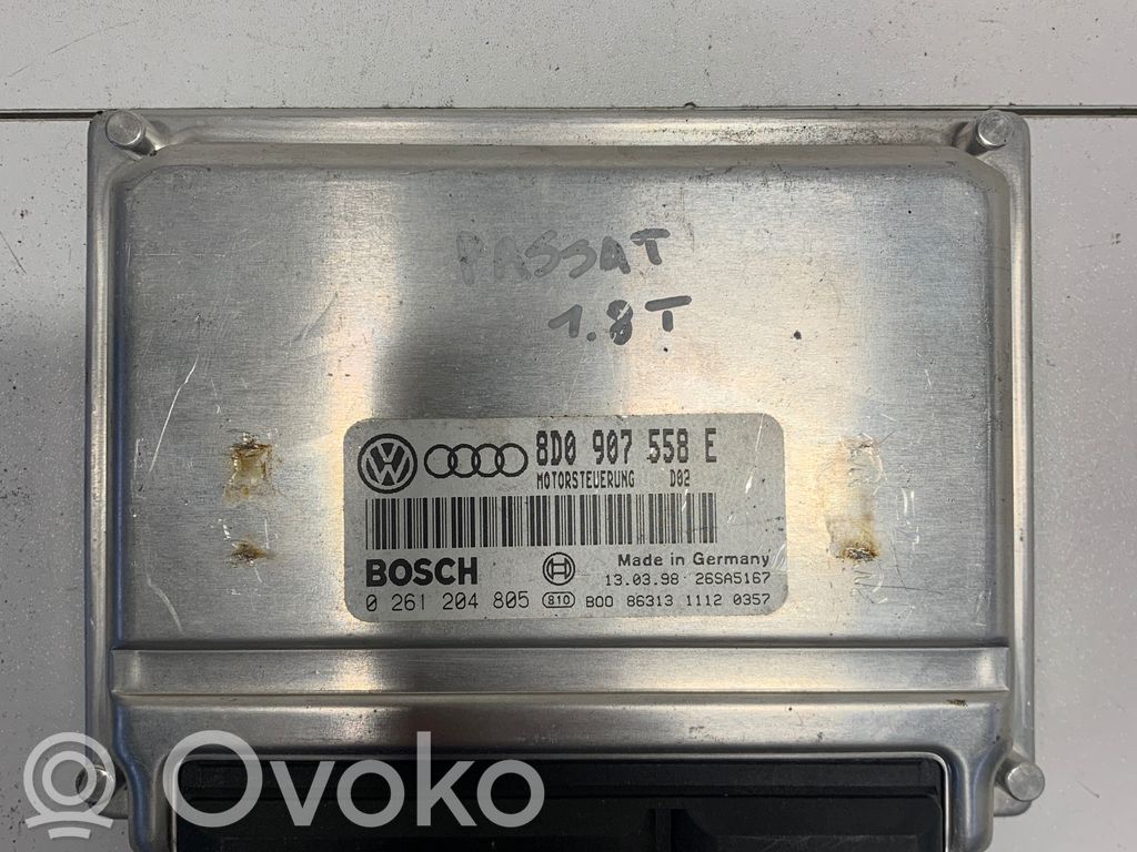 Engine control unit/module   8D0907558E,0261204805,28SA5167
