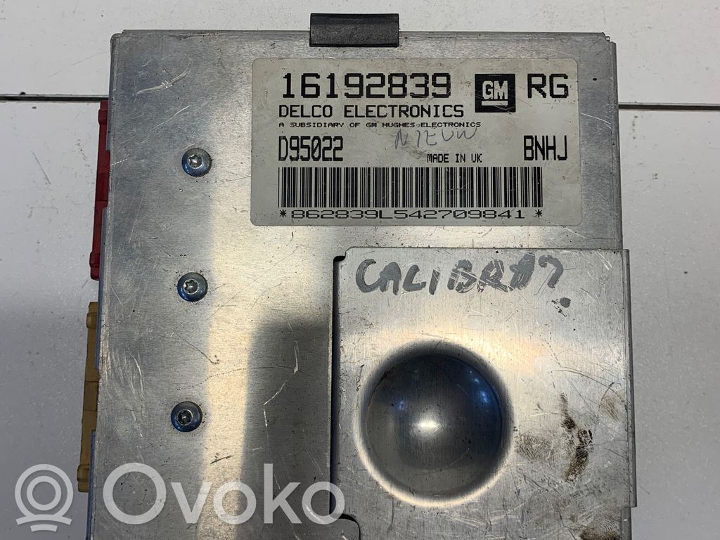 Engine control unit/module   16192839,095022