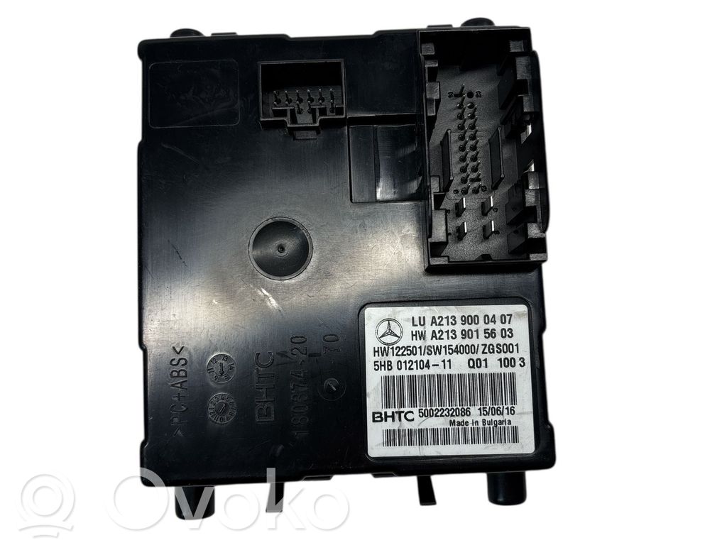 Mercedes-Benz E W213 Air conditioning/heating control unit 