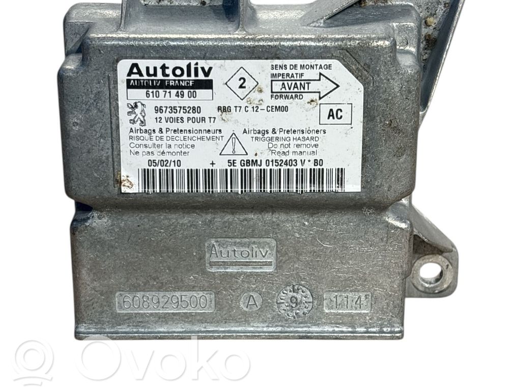 Peugeot 308 Airbag control unit/module 