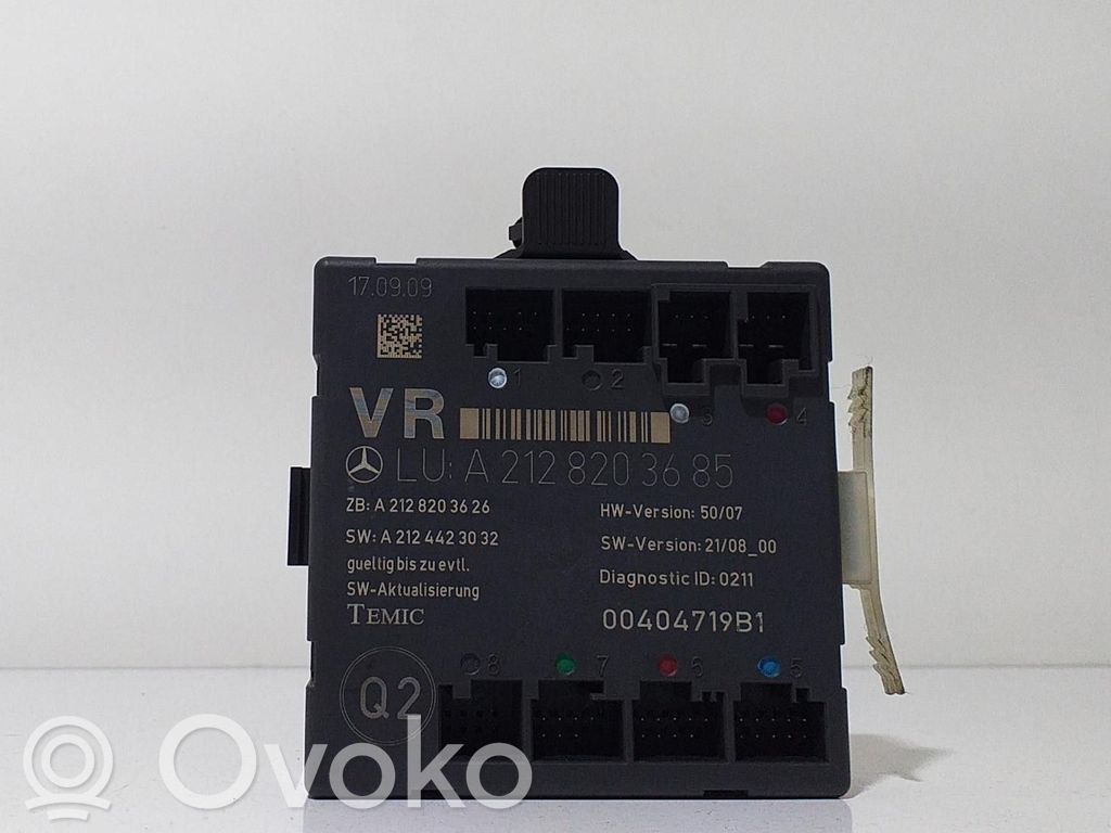 Mercedes-Benz C W204 Other control units/modules 