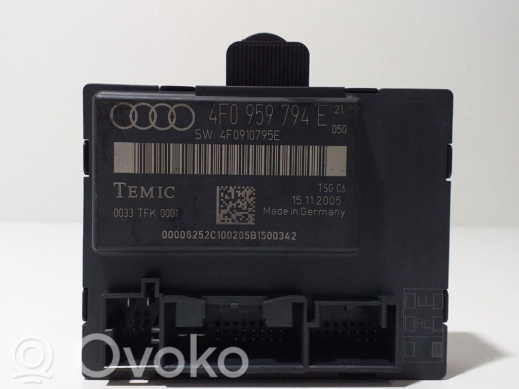 Audi A6 S6 C6 4F Inne komputery / moduły / sterowniki 